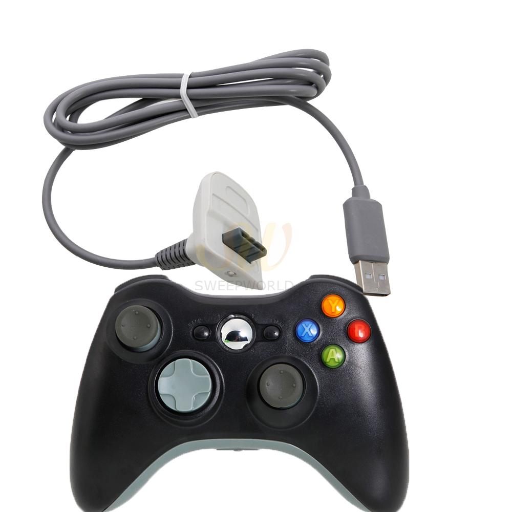 Wireless Remote Game Controller + USB Charger Cable for Microsoft Xbox